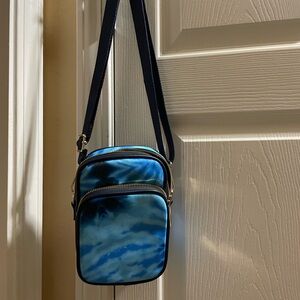 Like Dreams Blue Tie-Dye Crossbody Bag